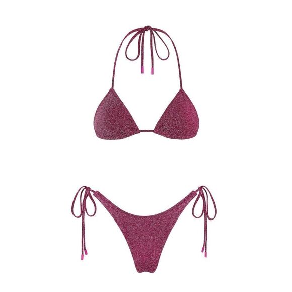 TRIANGL STEVIE GRAPE SPARKLE SET NO BAG NEW WITH TAGS - Picture 4 of 7